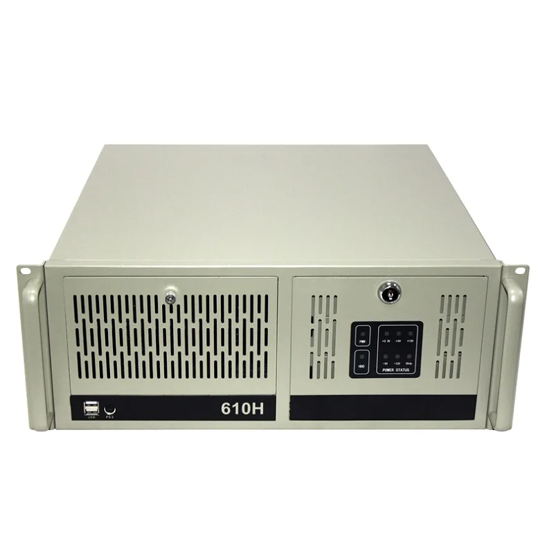 4u Rack Mounted ATX Server Chassis With Lock For Data Protection Industrial Srver Case