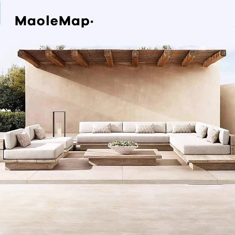 restaurant furniture modern library teak side table luxury sofa set nordic coffee table wood pool chair sun lounger u shape sofa