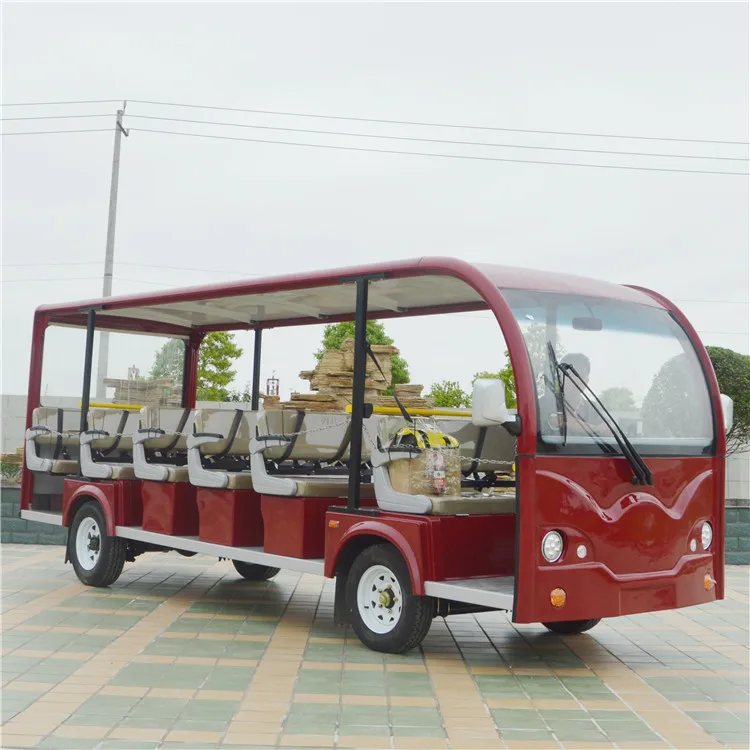 23 местный Электрический открытый туристический автобус для продажи