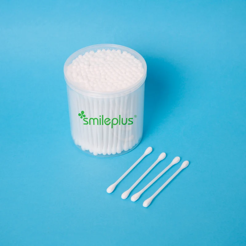 Lowest price manufacturer wood and bamboo disposable cotton swab