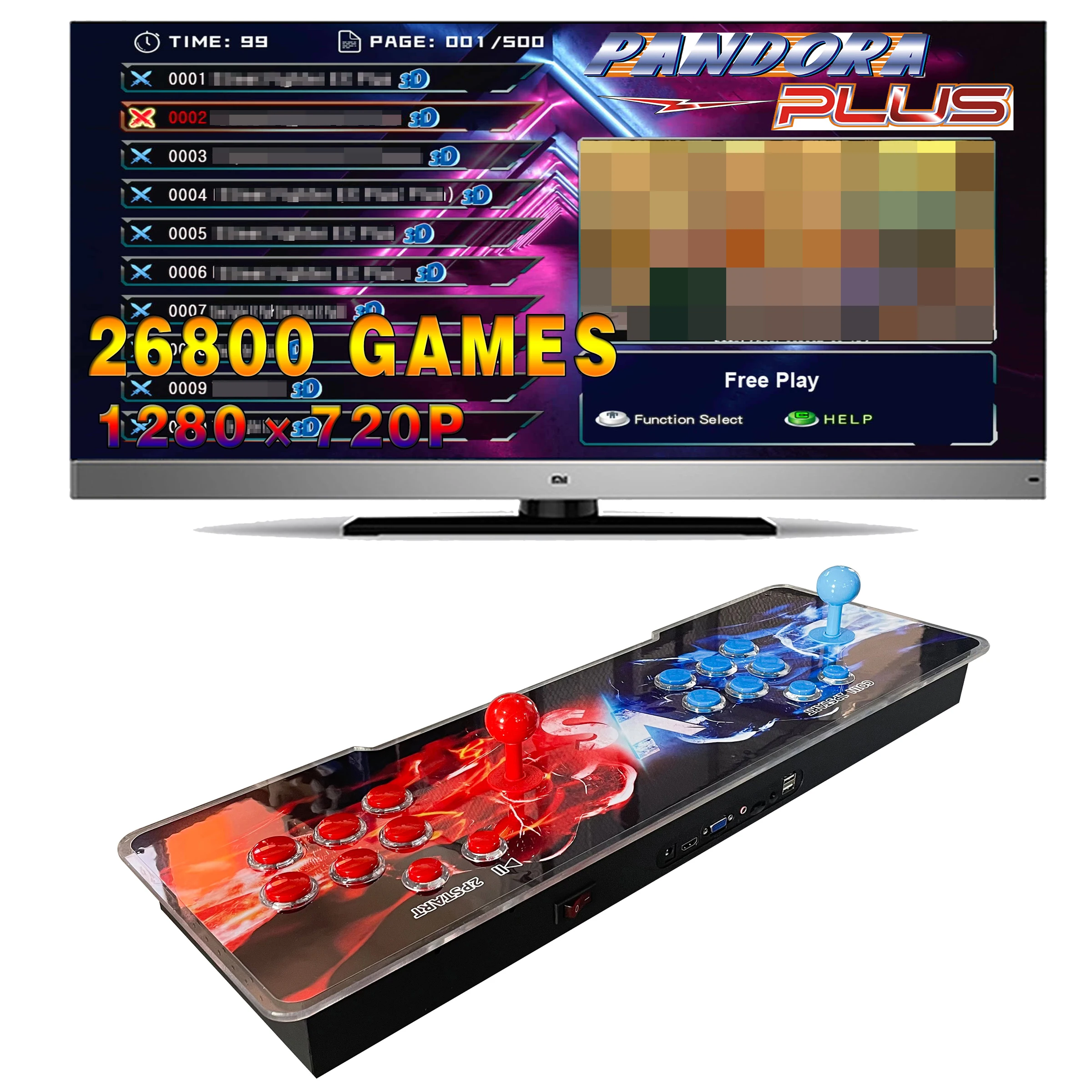 Новый продукт 26800 в 1 аркадная игровая консоль видеоигра джойстик производитель оптовая продажа приставка