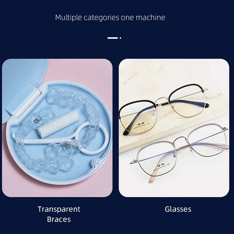 Waterproof Digital Portable Ultrasonic Cleaner Cleaning Jewelry Watch Band Glass Denture Ultrasonic Cleaner for Household