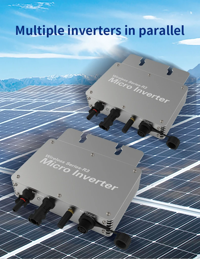 Gyopo 600w MPPT IP65 Waterproof Solar Grid Tie Inverter DC to AC 220V Micro Inverter