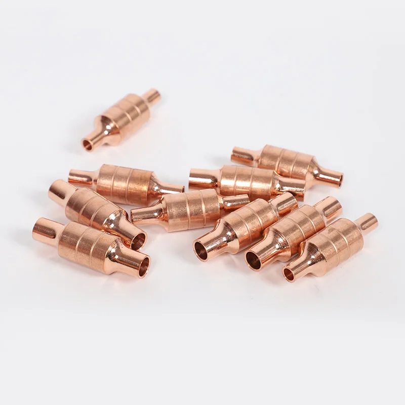 r143a refrigerator 15g 20g 25g refrigerator filter drier parts air conditional copper filter drirer