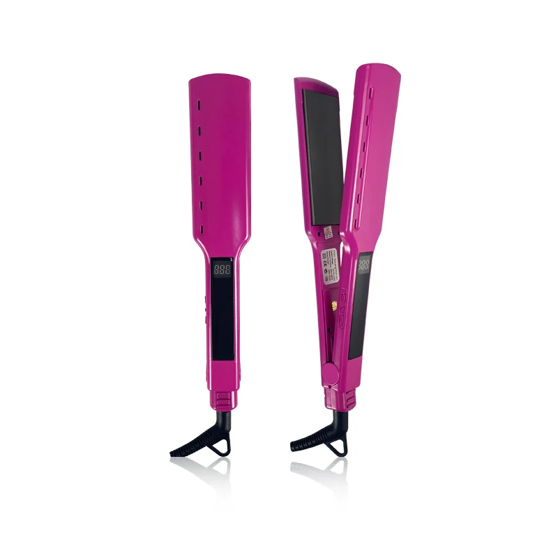Hair Straightener Professional Custom Flat Iron Black White Color  Titanium Plate max hair straightener