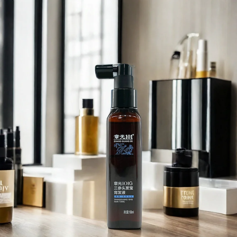 Zhangguang 101G Hair Tonic Serum Oil 100ml Liquid Herbal Formula for Daily Hair Treatment and Loss Prevention