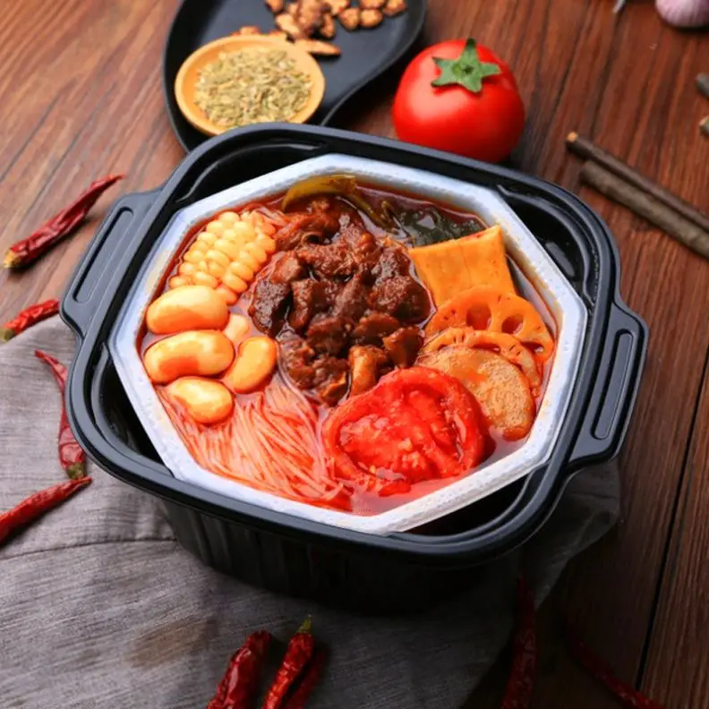 Мгновенная рисовая лапша Suki Shabu Тайланд нагреватель блюд самонагревающийся горячий горшок чашка коробка чаша