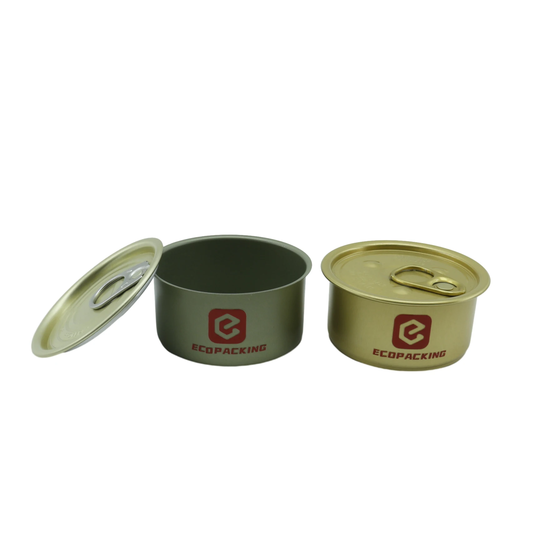 Custom tuna fish can with clear top lid canned tuna fish