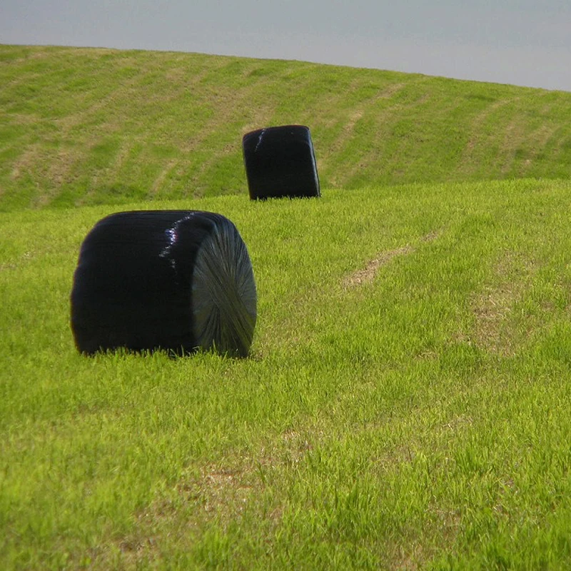 High Quality Moisture Proof Baler 75cm Plastic Wrap Stretch Film For Silage Bale