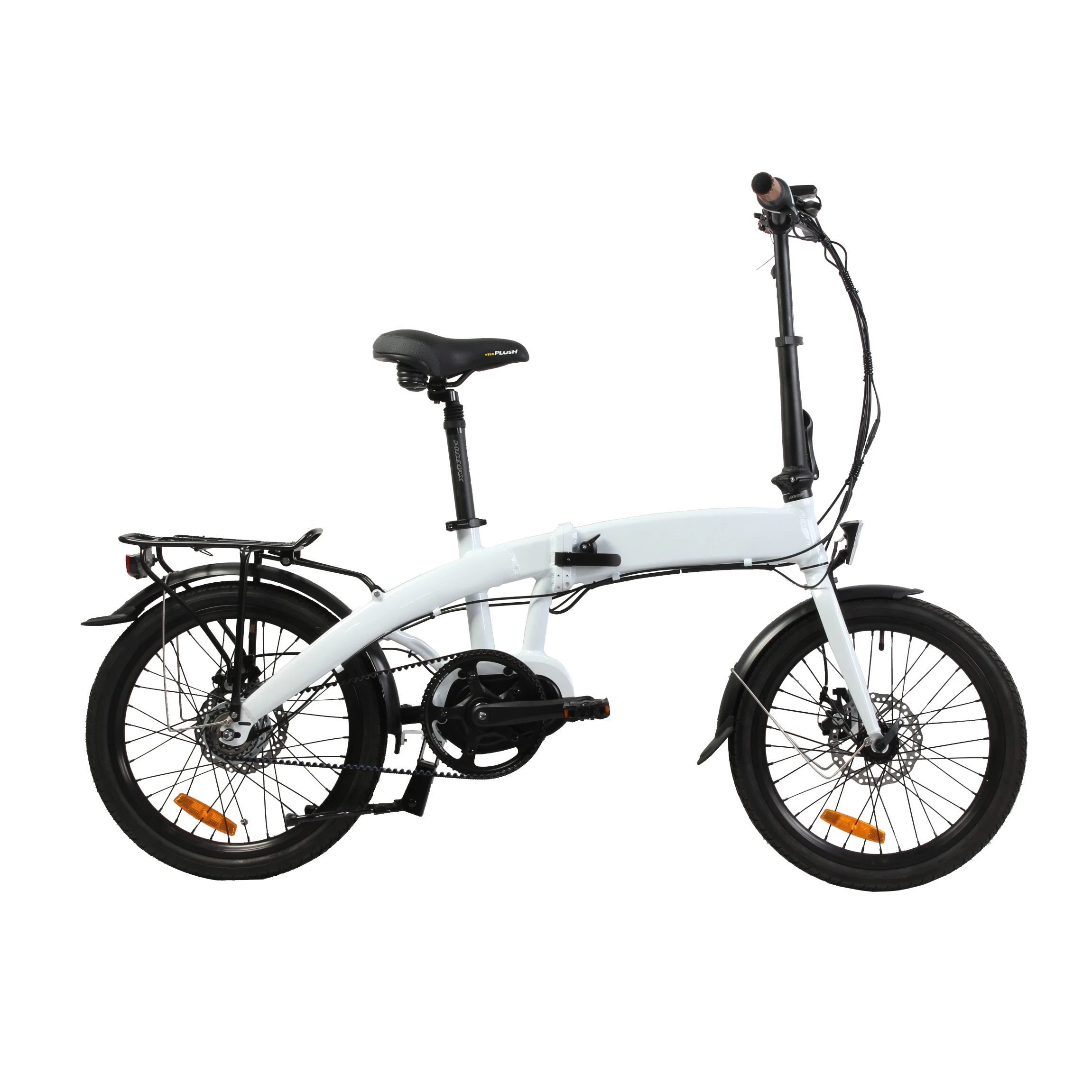 small folding electric bike with powerful mid motor drive