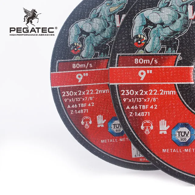 Walton 9inch 230x2.0x22mm  MPA Factory Price industrial level quality iron cutting disc