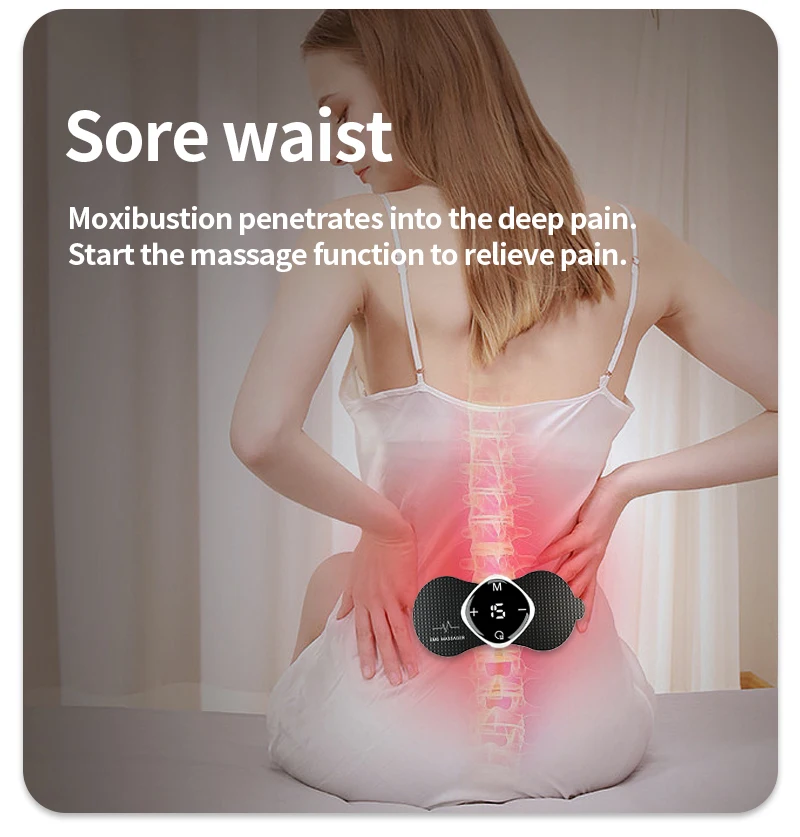 Healthpal 15 Intensities Muscle Stimulator Self Adhesive Electrode Tens Ems Heat Gel Massager Pad Electrode,Ems Pads For Ems