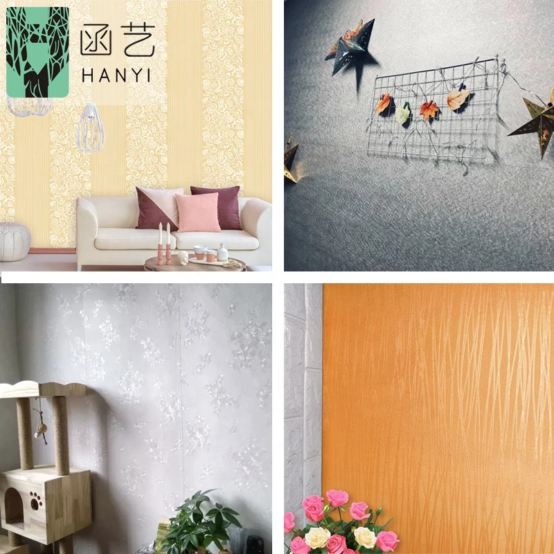 Factory supply high quality german 3 d textured wallpaper