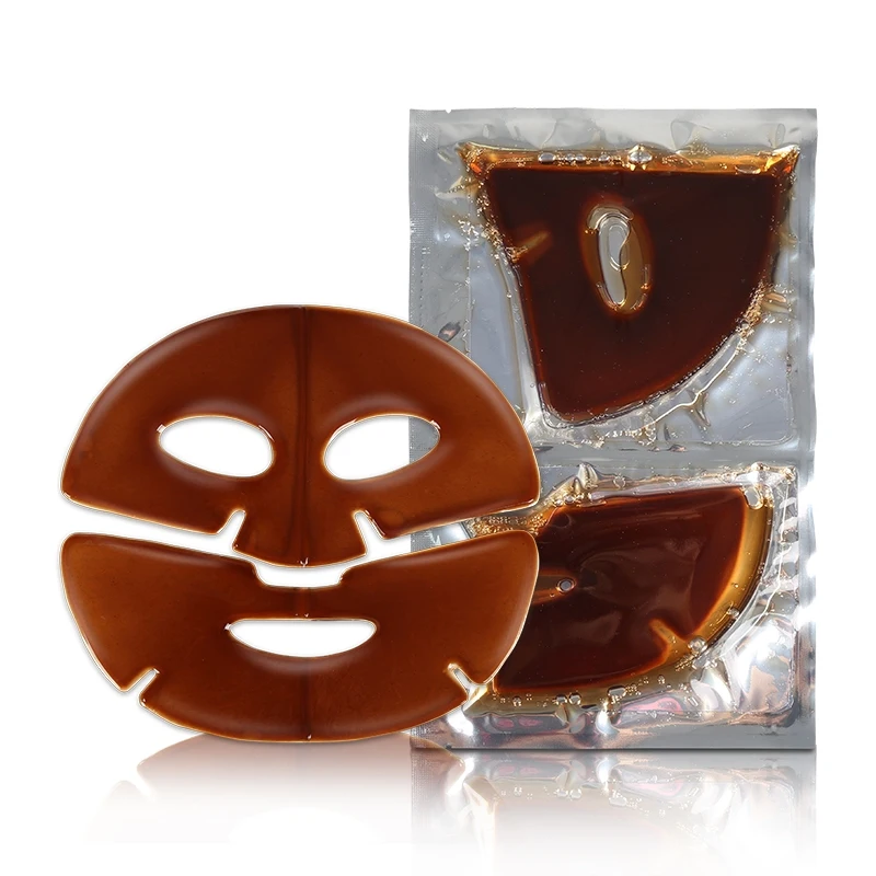 Private Label Vegan Crystal Collagen Hydro Moisture Hydrating Sheet Sleep Gel Facial Masks White Manufacturer