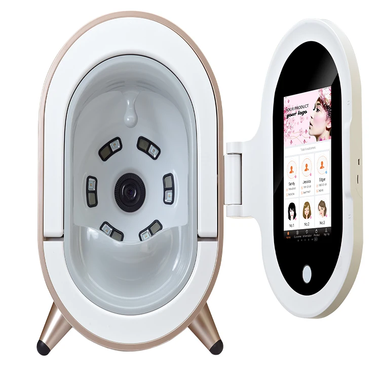 Most Popular 3D Skin Diagnostics Device Facial Analysis Tester Scanner Face Camera Magic Mirror Skin Analyzer Machine