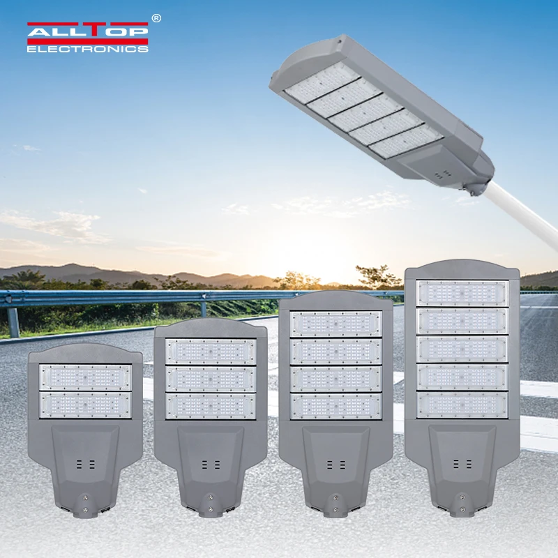 Alltop Manufacturers New Design Outdoor Waterproof Ip65 Housing Ac Energy Saving Aluminum 100w 150w 200w 250w Led Street Lights