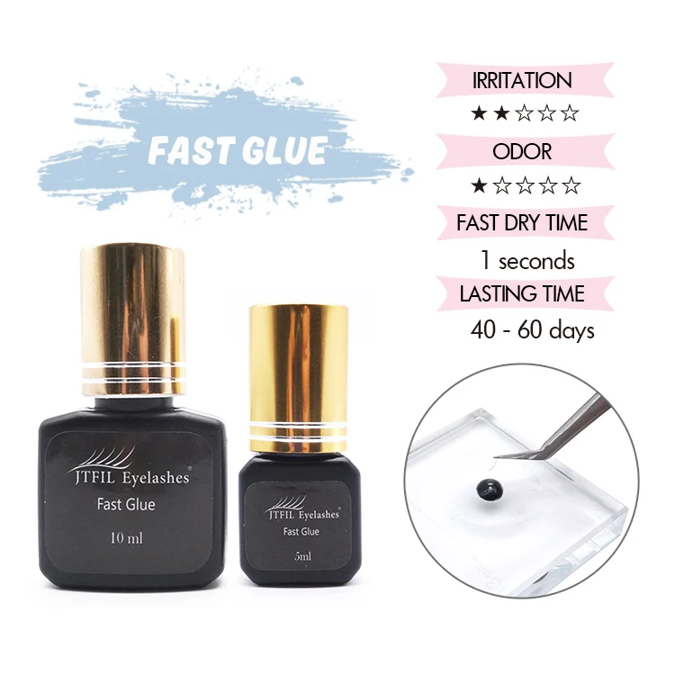 Jomay wholesale vendor oem glue supplier semipermenant clear lash glue white tube