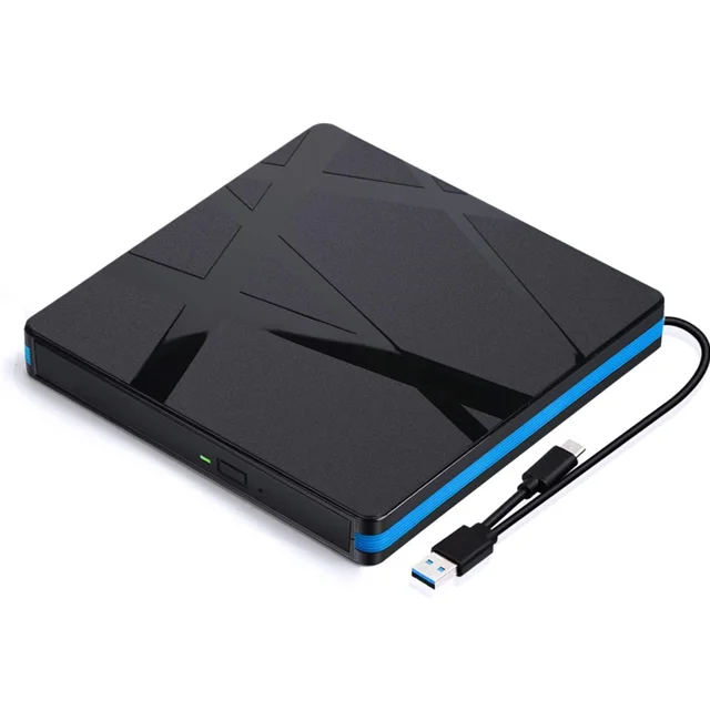 2022 bestselling USB 3.0 DVD Recorder Desktop Notebook Mobile DVD + RW external CD Drive DVD optical disc drive
