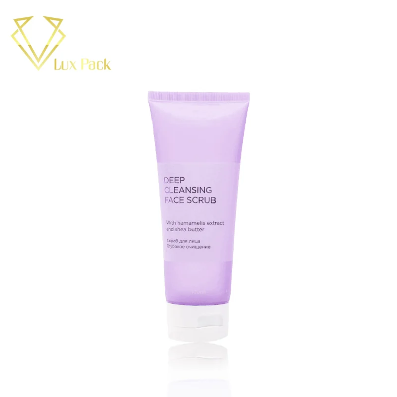 Экологически чистая биоразлагаемая Косметическая туба для лосьона с откидной крышкой