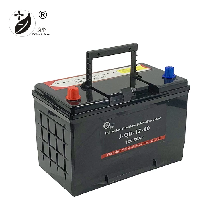 Car Battery Starter Jump12v 80ah BMS Car Jump-starting OEM Automotive Case Size Lifepo4 Auto Batteries Sealed Built-in BMS 12.8V