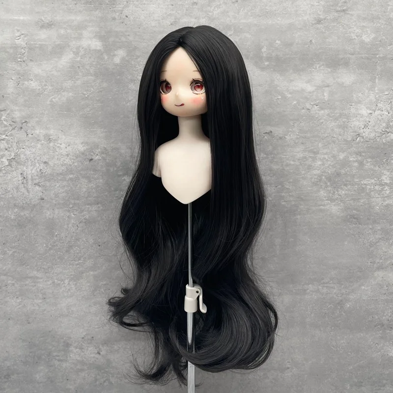 Wig Customize 1/6 BJD Wigs 15.5-17.5 cm Head Circumference Fit For Minifee Doll Hair 7 inch head doll tress dolls accessories
