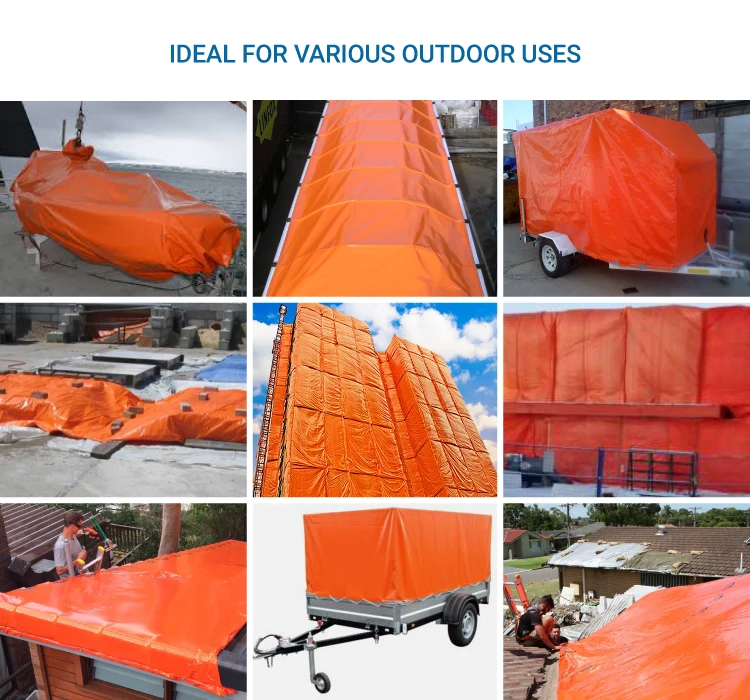 Factory Many colors Customized Double Waterproof PE Tarpaulin Tent Waterproof Plastic Sheet Picnic Tarpaulin for United Nations