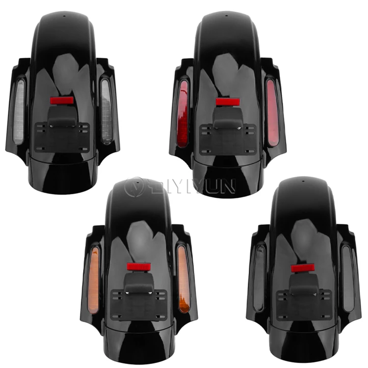 Детали для мотоцикла, задний брызговик с задним поворотным фонарем для Harley Touring CVO Road King Electra Street Glide 09-13 / 14-20