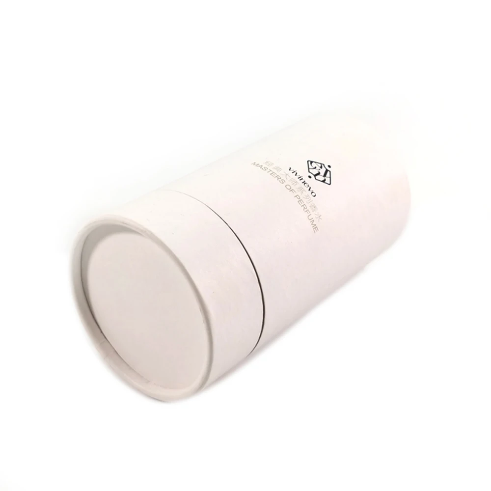 Custom Beautiful Design Kraft Brown Round Cylinder Small Packaging Gift Box Recycle Craft Paper Tube