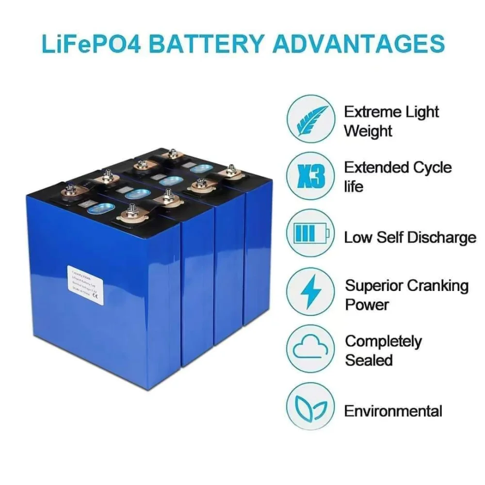 6000 циклов Lifepo4 призматический 50 Ah аккумулятор Lfp 3 2 v литий 50Ah 100ah 30ah V батарея