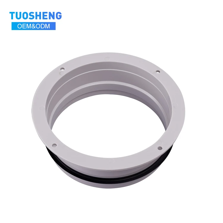 Lowest Price Decorative Air Vent Cover Diffuser Sealing Ring Round ABS Plastic Cover Flang