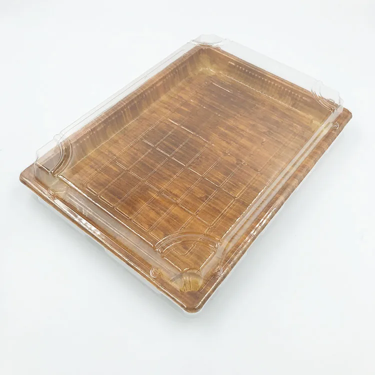 Bulk custom disposable plastic containers for sushi packaging