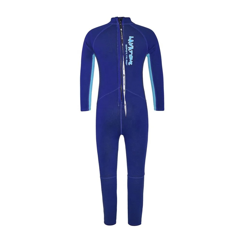 
Layatone 2mm Kids Wetsuit Back zip upf50+ Swimming Diving Surfing Neoprene Baby Wetsuit Long Sleeves Diving Suit 
