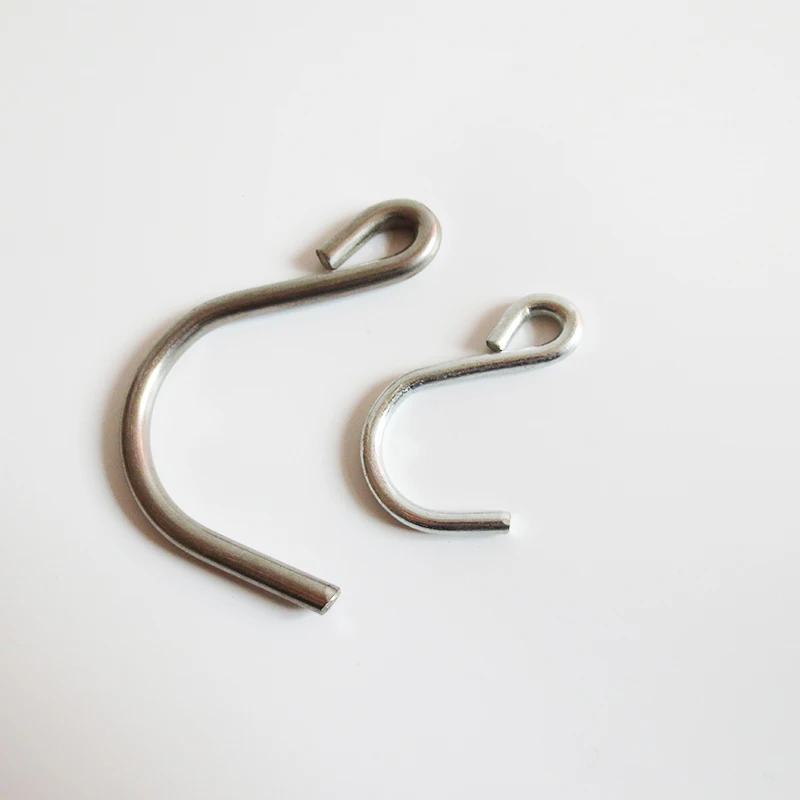 Metal Stainless Steel S-shaped Carabiner S snap Hook Double J Hook