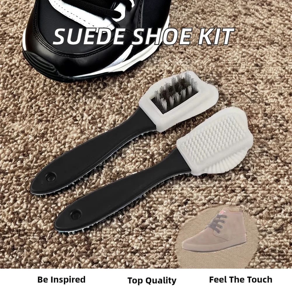 Shoe Cleaner Kit Rubber Eraser and Cleaning Brush Set for Suede Nubuck Shoes