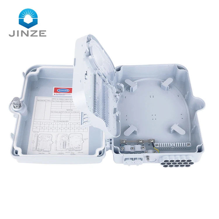 Factory supply high quality PC ABS 16 core fiber optic distribution box 24 core ftth box Fiber box