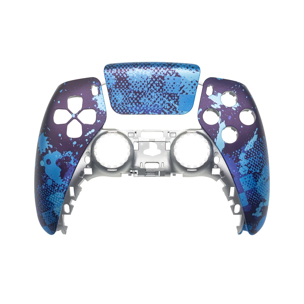 Customized DIY Controller Designs Face Plate Front Shell Back Case Touchpad Pattern Solid Controller Button for PS5