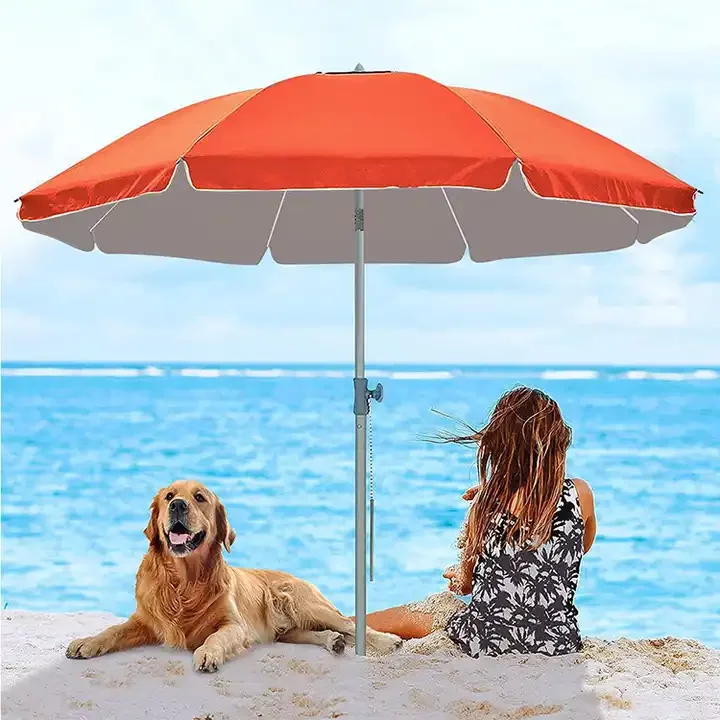 High Quality Custom Design Sun Umbrella Advertising Beach Umbrella Outdoor Umbrella