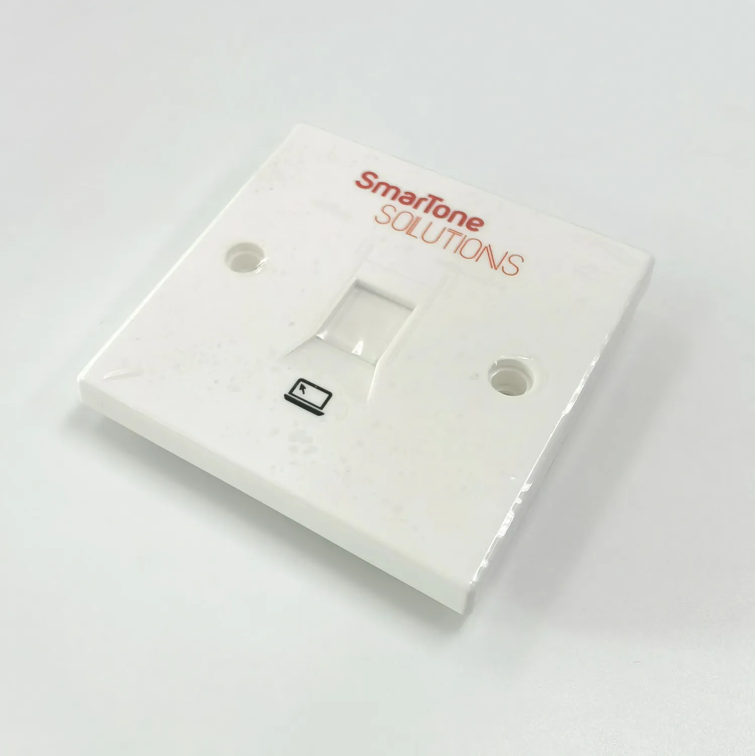 OEM/ODM factory Telecommunications Network RJ45 Single/Double port Face Plate FX-331KS wall mounted plate