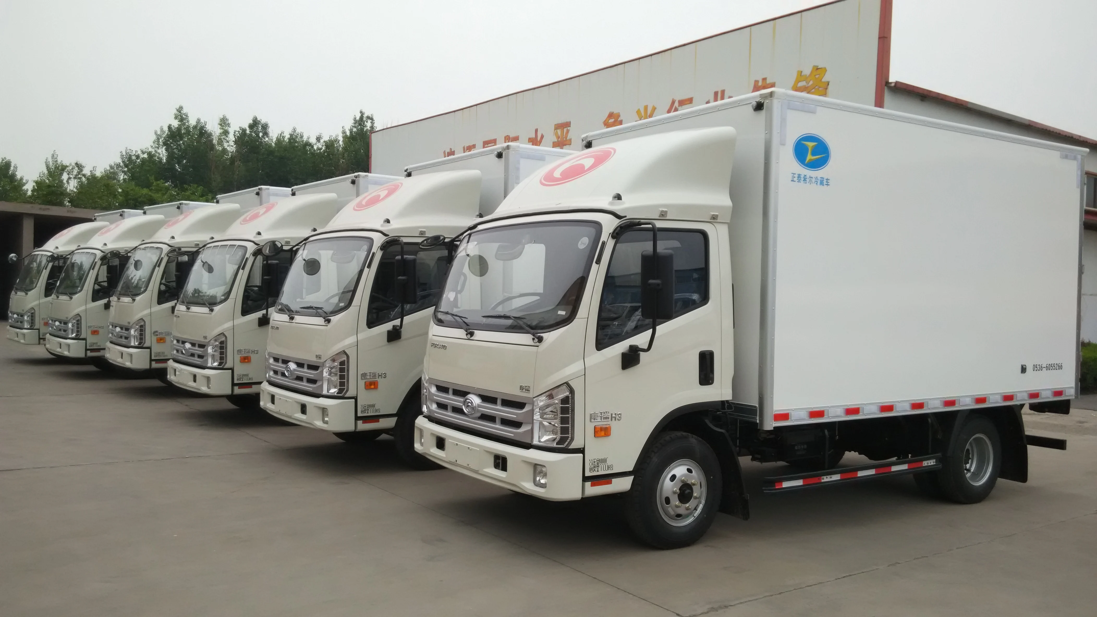 Bread transport truck