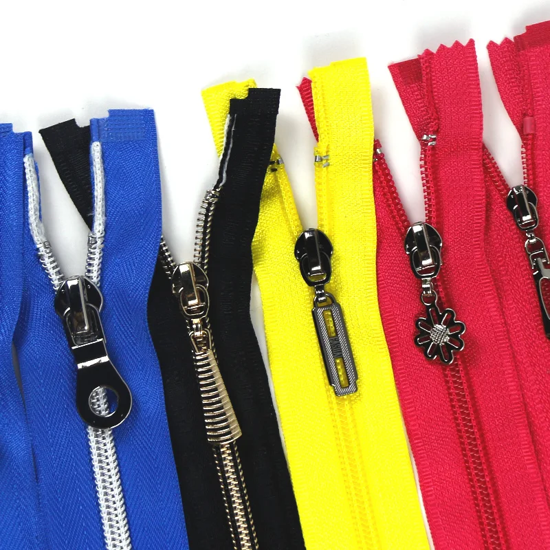 H grain Nylon Zipper 3# 4# 5# 8# Metal Zipper For Bags Garment Home Textile Shoes