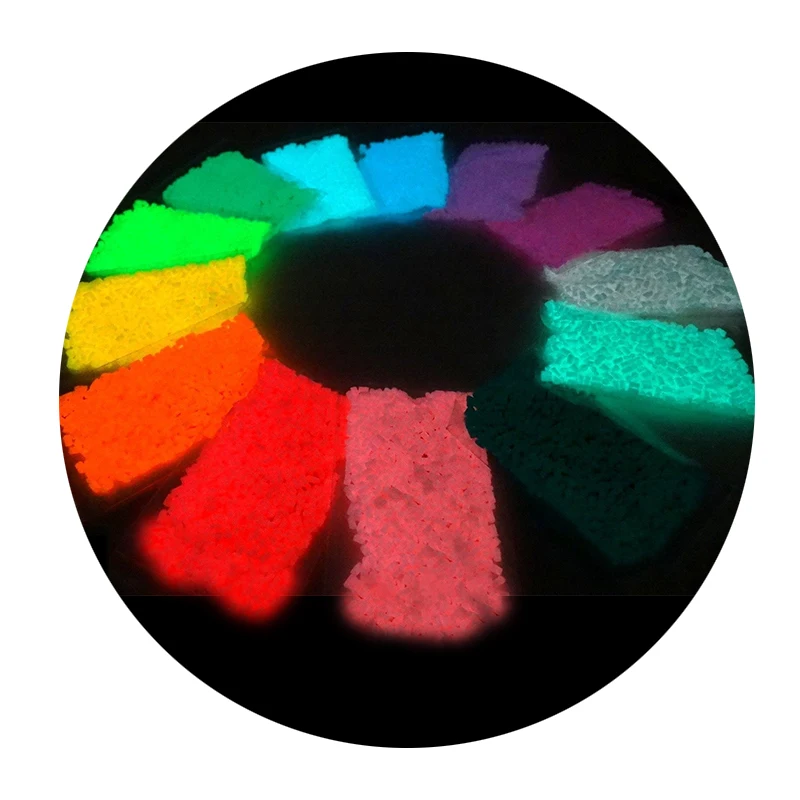 Glow in the dark stone  /Greenway scenic area decorated