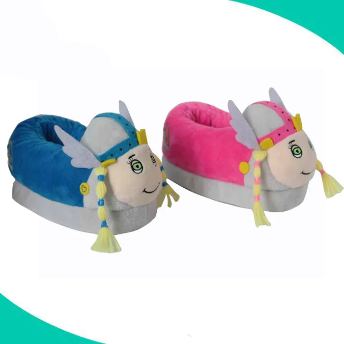 wholesale grey winter warm adult stuffed home indoor plush animal  penguin slippers