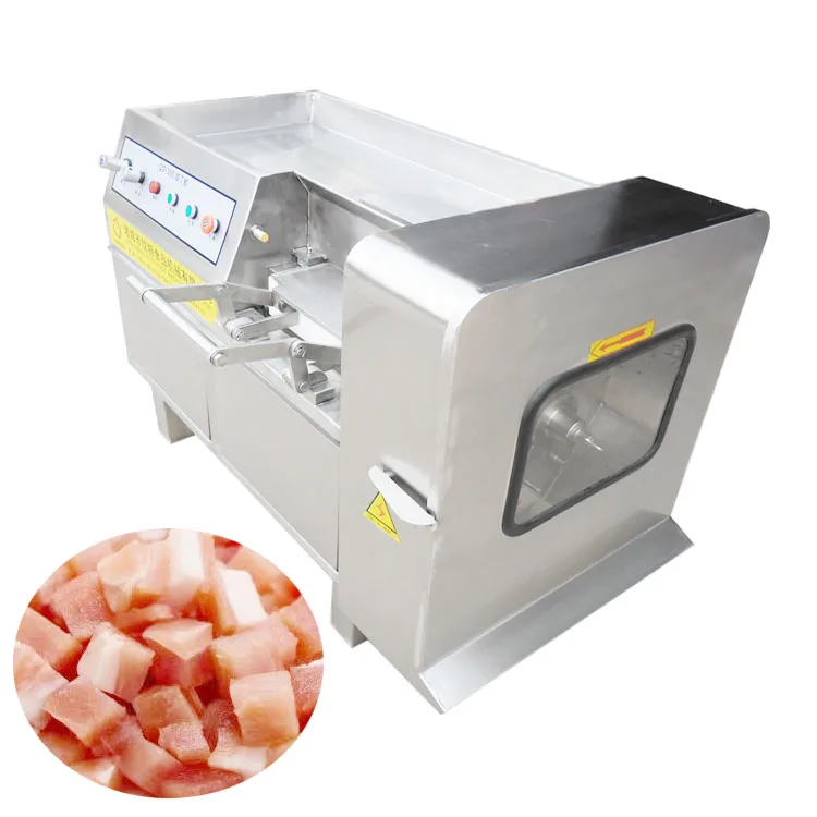 Stainless steel frozen meat dicer cube cutting machine chicken diced machine