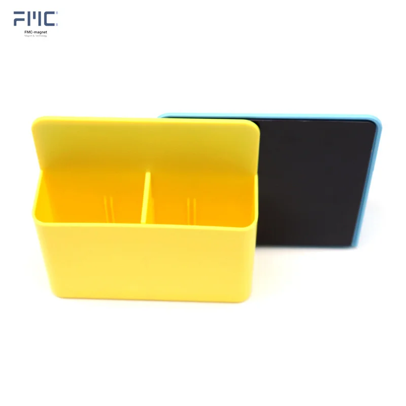 Magnetic Fridge Storage Box Cans Marker Pencil Pen Holder Desk Organizer Storage Accessory