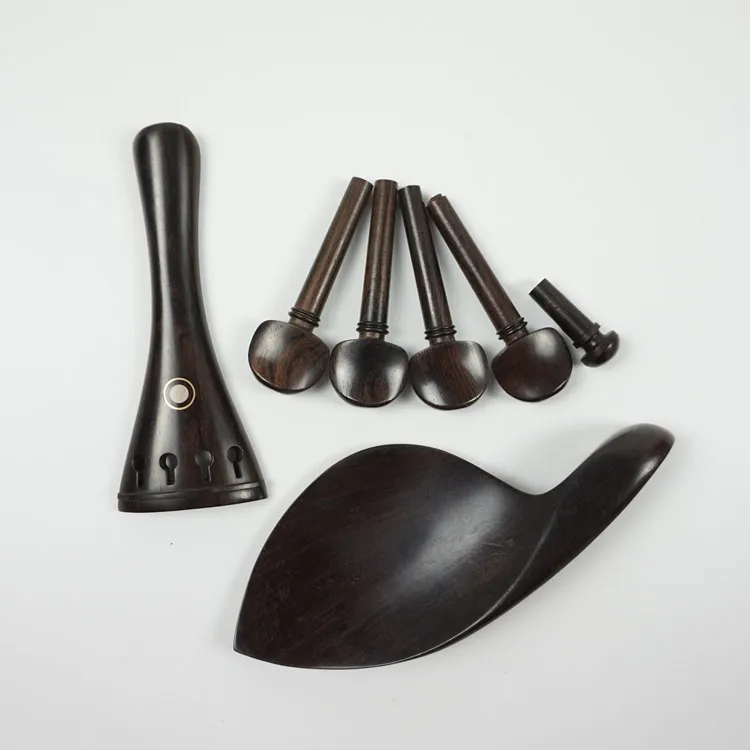 china ebony  violin with ebony pegs and ebony tailpiece