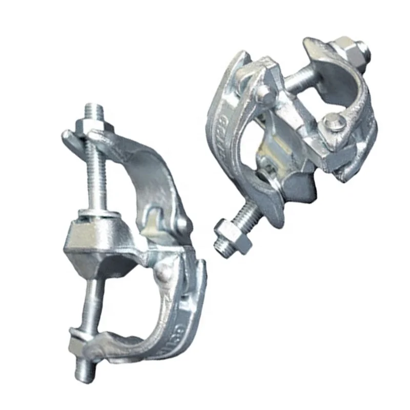 EN 74 Class B joint pin swivel double steel coupler drop forged coupler with tube