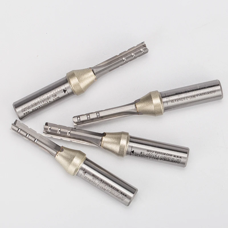 Arden 1/2 TCT three flutes roughing cutter wood 3F milling cutters woodworking slotting trimming route bits