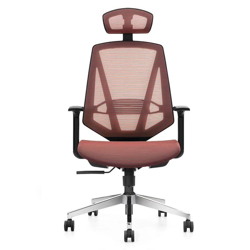 Wholesale Comfortable Computer Swivel Office Chair Ergonomic Adjustable Mesh Fabric Chair with Armrest