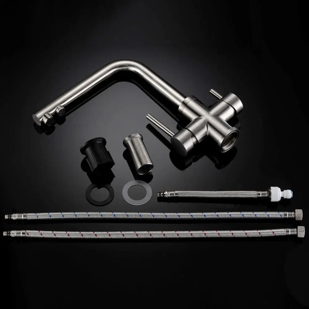 
Stainless steel lead free Water tap osmosis 3 ways kitchen faucet 
