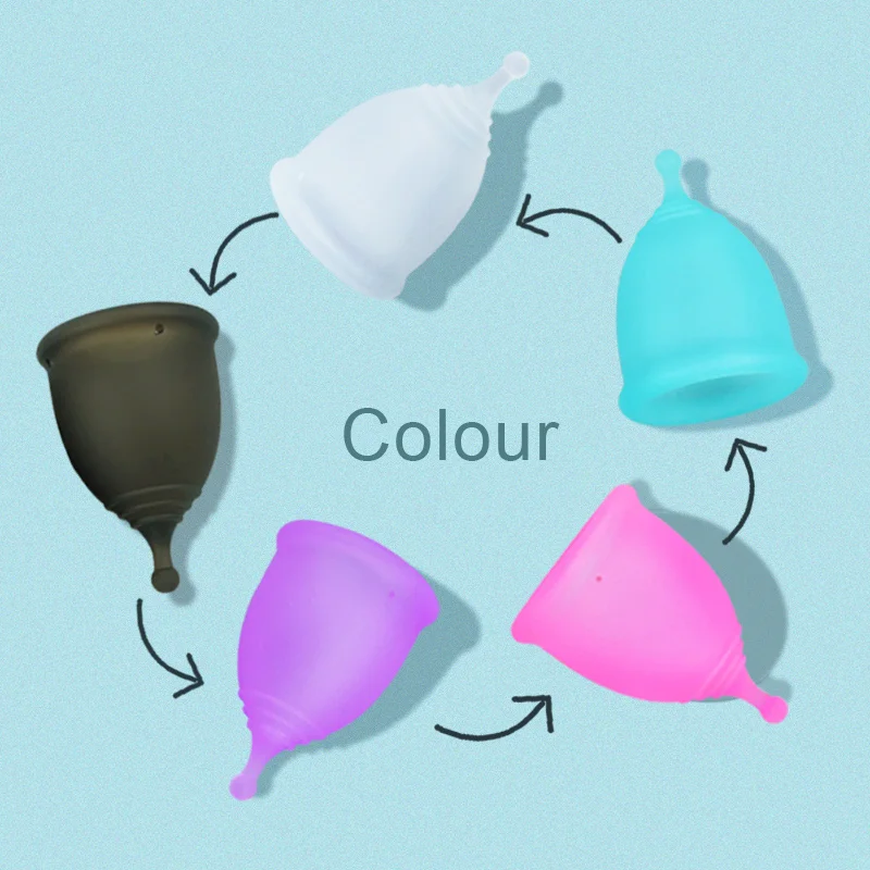 Eco-friendly 100% medical grade silicone period cup copa menstrual reusable soft customize menstrual cup